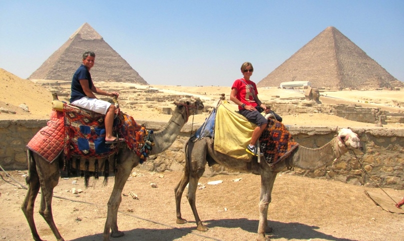 Camel Ride Pyramids