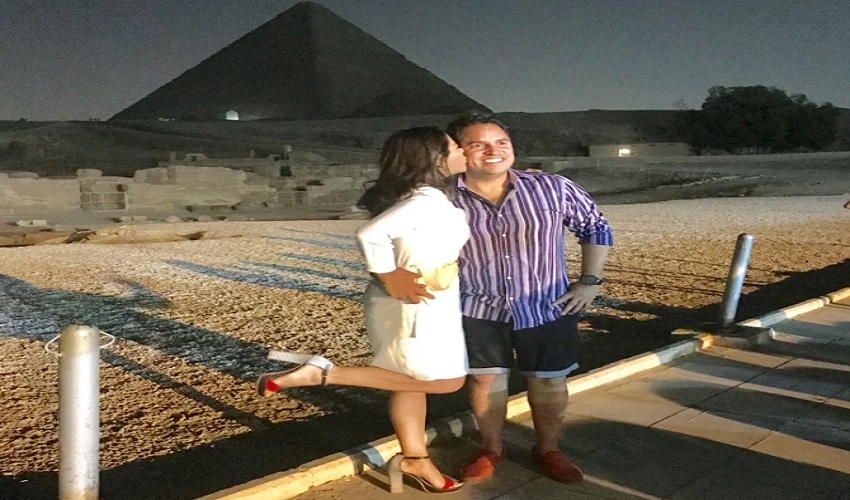 Giza Pyramids Christmas vacation