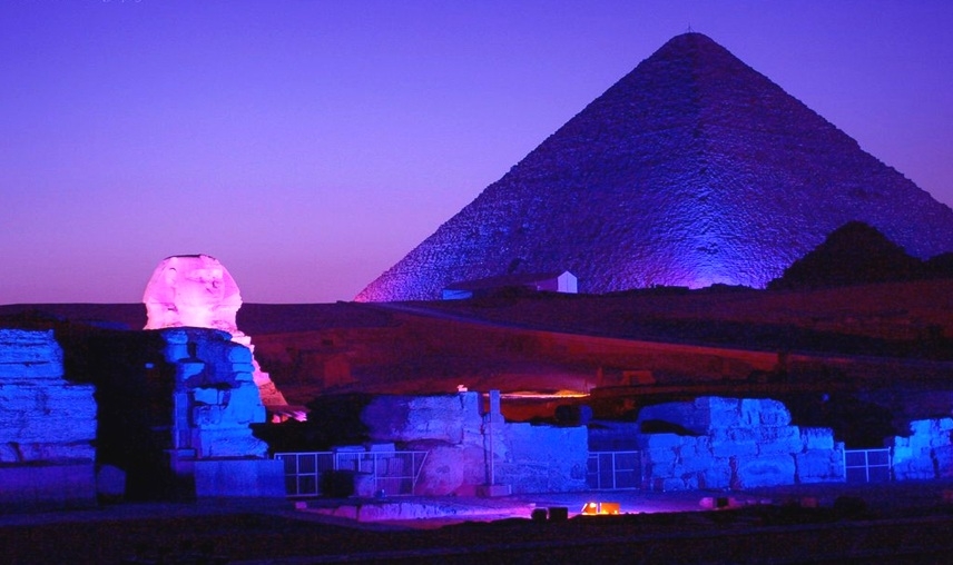 Sound and Light Show Pyramids