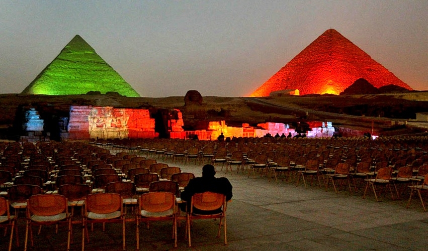 Sound and Light Show at Pyramids