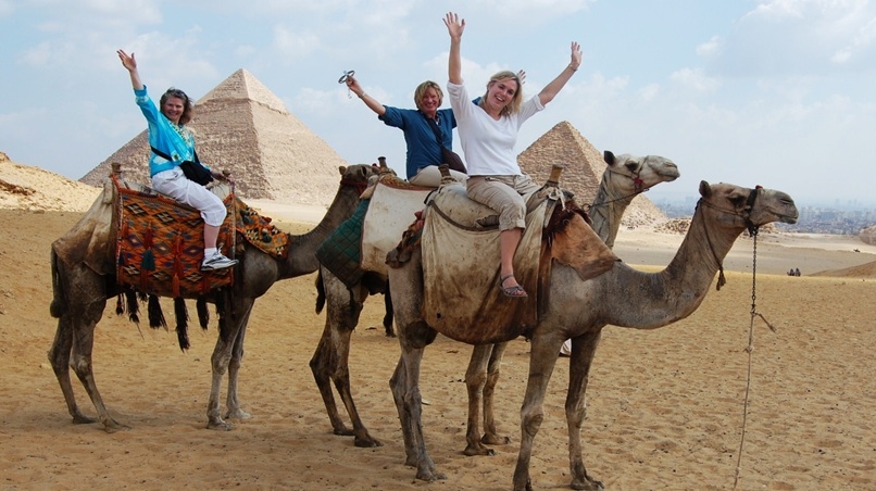 Giza Pyramids from Alexandria Port 