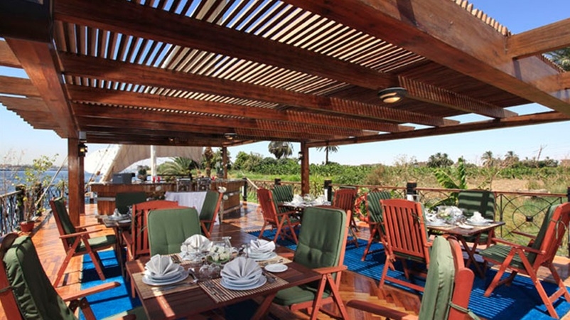 Merit Dahabiya Nile Cruise Sun Deck